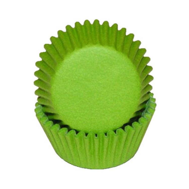 Mini Baking Cups Lime Green